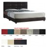 Bent Faux Leather Bed 01(Available in Velvet or Faux Leather)