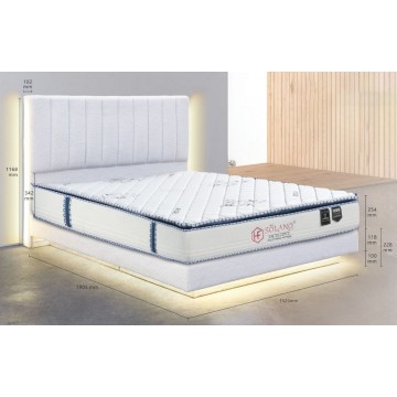 Fabric Divan Bedframe FAB1031 - (Available in 12 Colors)