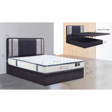 Fabric Storage Bed FAB1035 - (Available in 12 Colors)