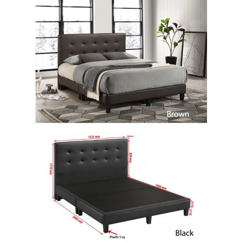 > Faux Leather Beds