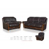 > Sofa - Faux Leather Sofa