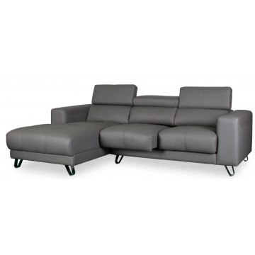 3 Seater L-Shape Sofa Set SFL1312 (Half Leather)