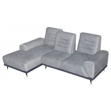 3 Seater L-Shape Push Back Sofa SFL1313 (PU/Half Leather/Pet Friendly Fabric)