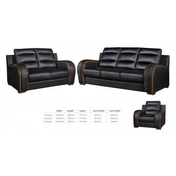 1/2/3 Seater Sofa Set SFL1322 (PVC/Half Leather/Pet Friendly)