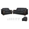 > Sofa - Half Leather Sofa