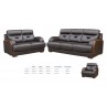 > Sofa - Half Leather Sofa