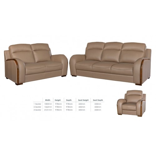 > Sofa - Faux Leather Sofa