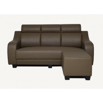 3 Seater Faux Leather Sofa + Stool SFL1332