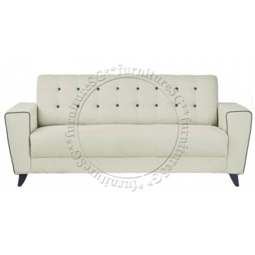Perry Fabric Sofa (Cream)