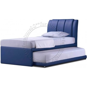 Robinson 2 in 1 Faux Leather Single Bedframe and Mattress