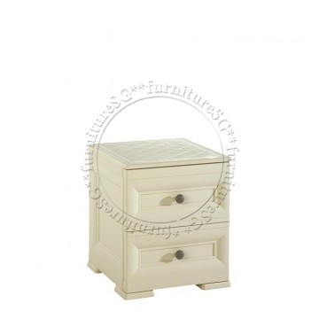Tontarelli - Bedside Table 2 Drawers