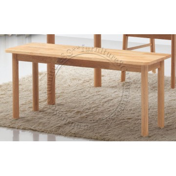 Solid Rubber Wood Dining Bench