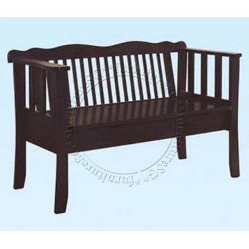 Wooden Bench with Storage B1003