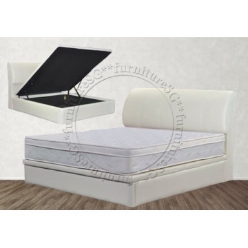 Faux Leather Storage Bed LB1083