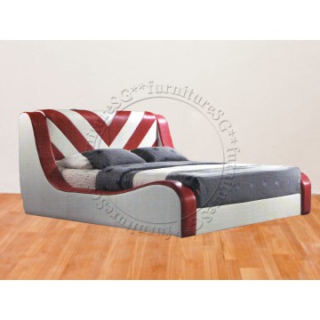 Faux Leather Bed LB1096