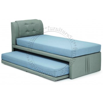 2 in 1 Faux Leather Bed 1089