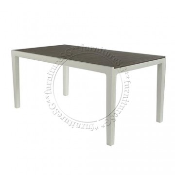 Keter Harmony Outdoor Table Grey (With White legs)