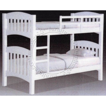 Double Deck Bunk Bed DD1066 (White)