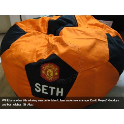 man utd bean bag