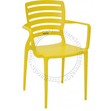 Tramontina - Sofia Armchair Horizontal Backrest (Yellow)