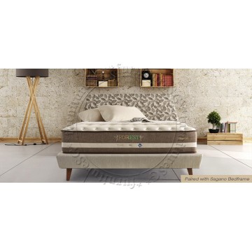MaxCoil Forrest Eco Organic Cotton 1 Pocketed Spring Mattress (Latex)