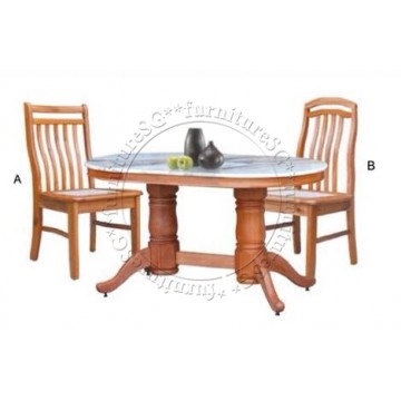 Dining Table DNT1458 (1Tx4C)
