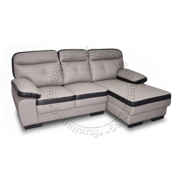 Northwest L-Shape Sofa Set (Half Leather)