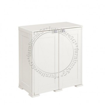 Tontarelli - Simplex Low Cabinet - 3 Compartments Cream