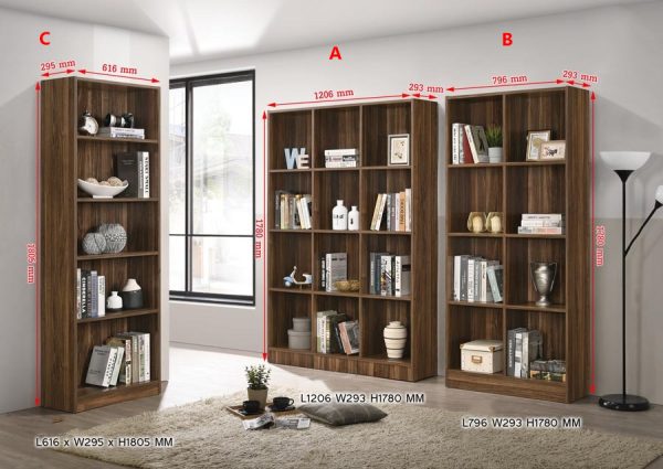 Book Cabinet BC03 (Available in 3 colors)