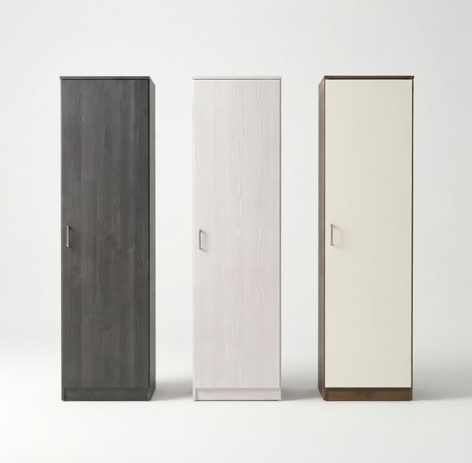 Cambry 1-Door Wardrobe (Available in 3 Colors)