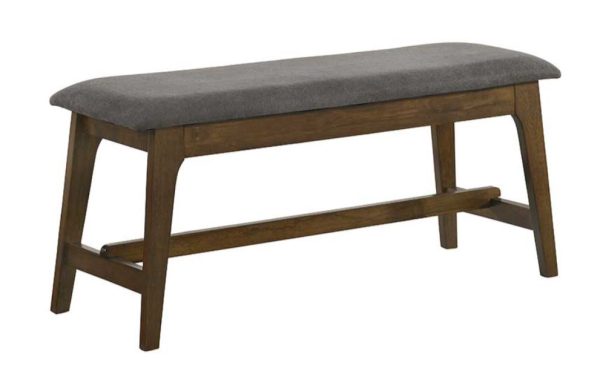 Calista Fabric Cushion Dining Bench - Available in 2 colors