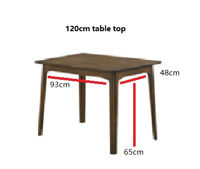 Crescendo Dining Table (120/150/200cm)