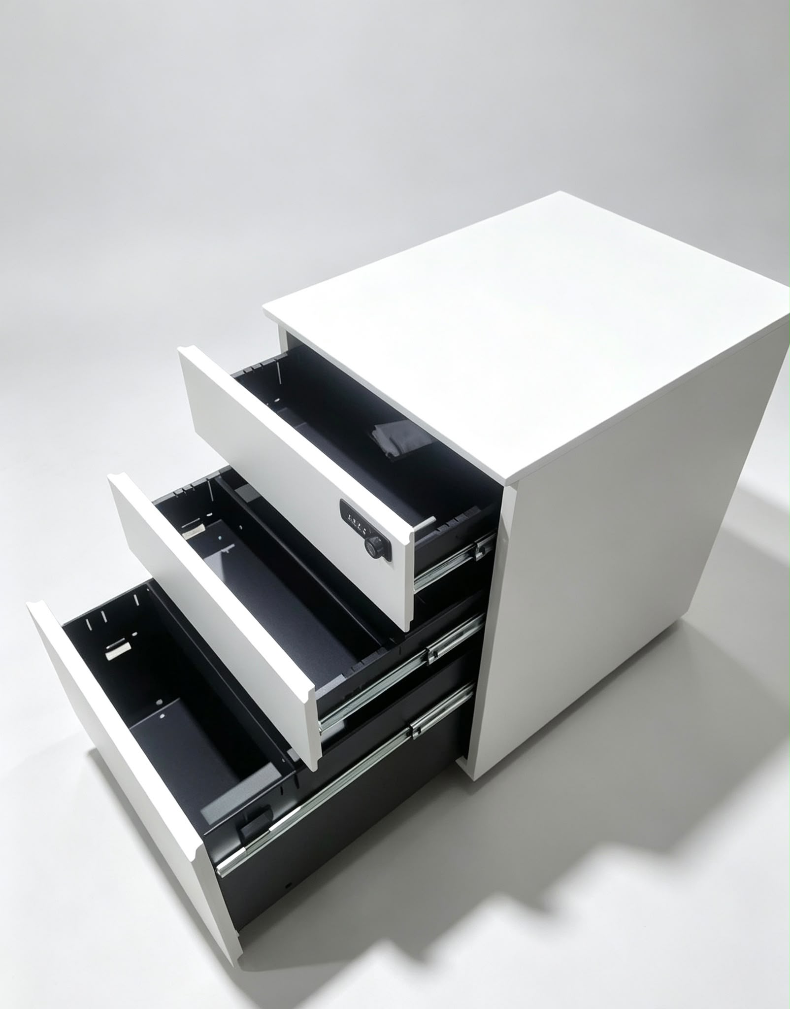 Metal Mobile Pedestal MP1001 (Digital Number Lock)