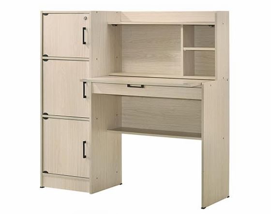 (Clearance) Mildred Study Table - Available in White wash colour