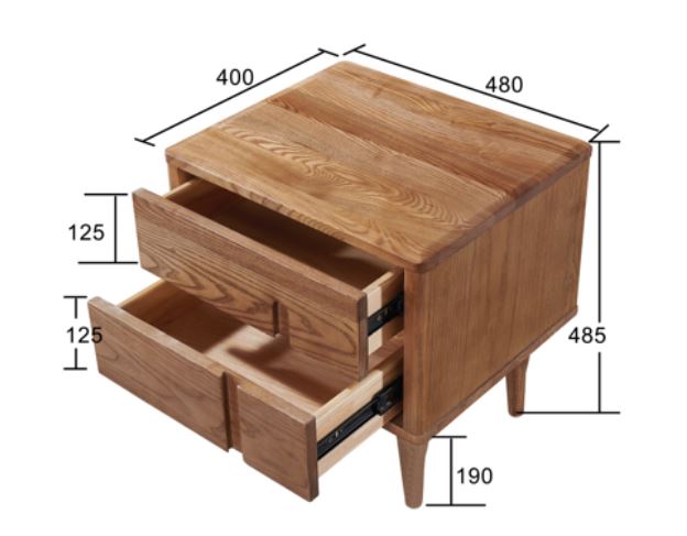Musang Soild Wooden Bed (Queen/King)