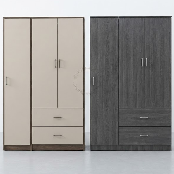 3 doors wardrobe