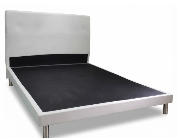 divan bed with metal legs