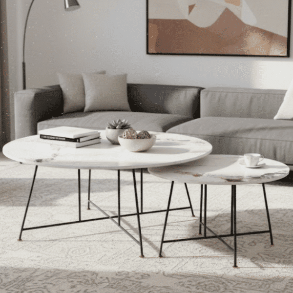 (Clearance) Coffee Table CFT1558 (Sintered Stone Top)