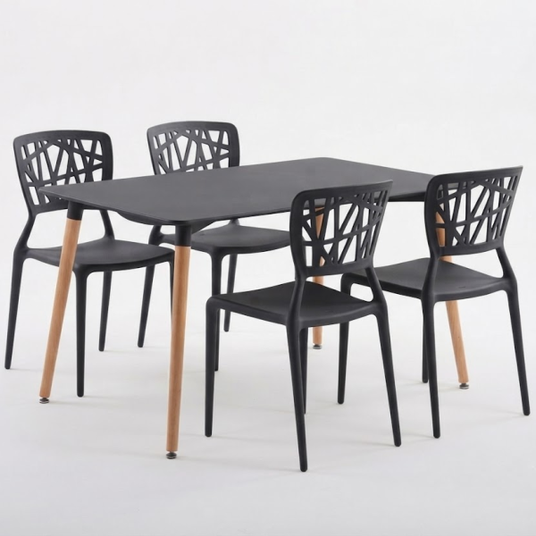 Santiago Dining Table Set (Table+4 Chairs)
