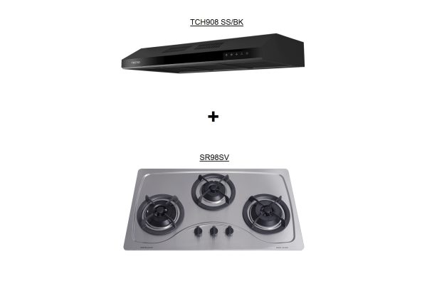 Tecno TCH908BK + SR98SV Hob Hood Package Deal