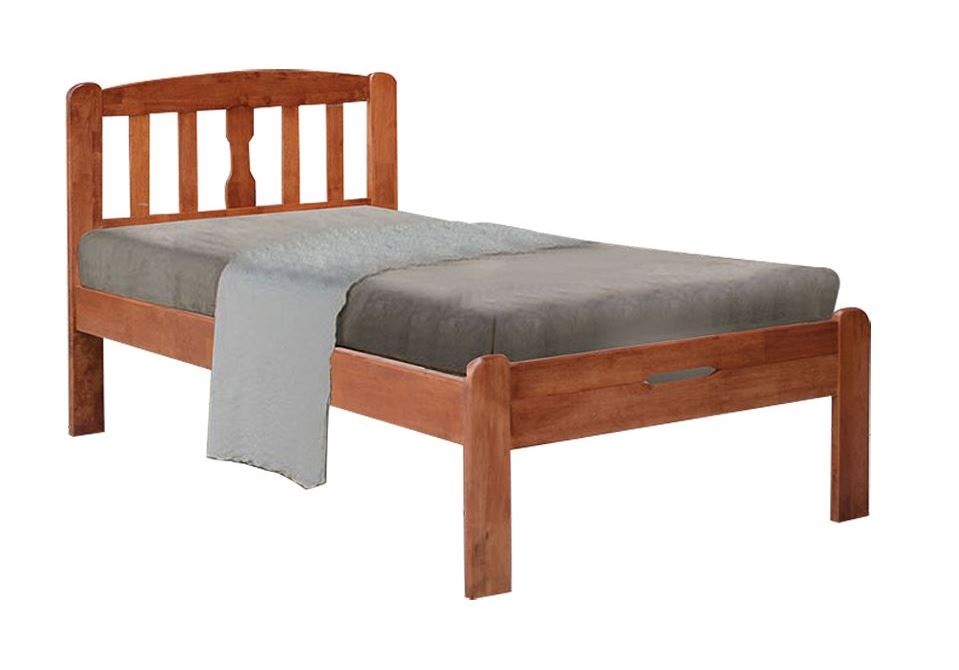 Wooden Bed WB1021 (Available in 3 Colors)