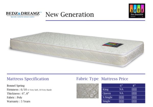 Princebed New Generation Bonnell Spring Mattress