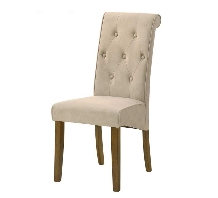 Dining Table Set DNT1686 - Easy Clean Fabric Chair