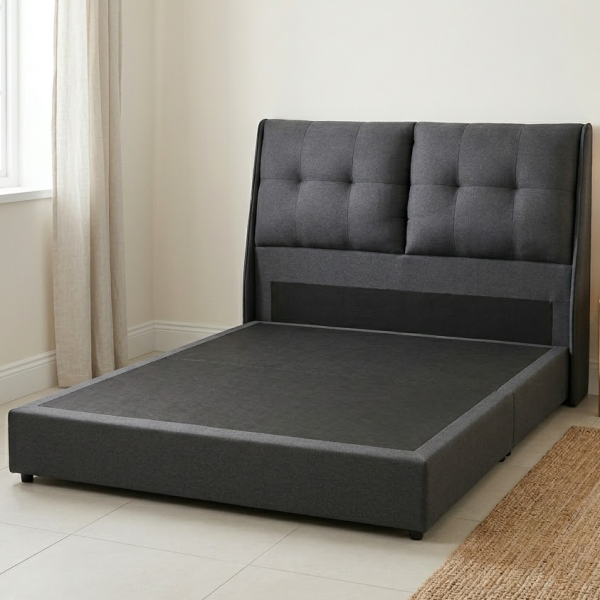 Fabric Divan Bedframe FAB1028 (Queen or King) - Available in 8 Colors