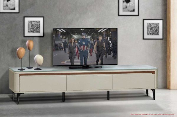 TV Console TVC1651 (Tempered Glass Top)