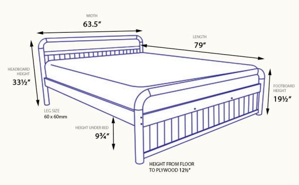 Wooden Bed WB1056