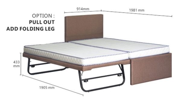 2 in 1 Fabric Bed FAB1007