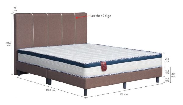 Faux Leather Bed LB1131