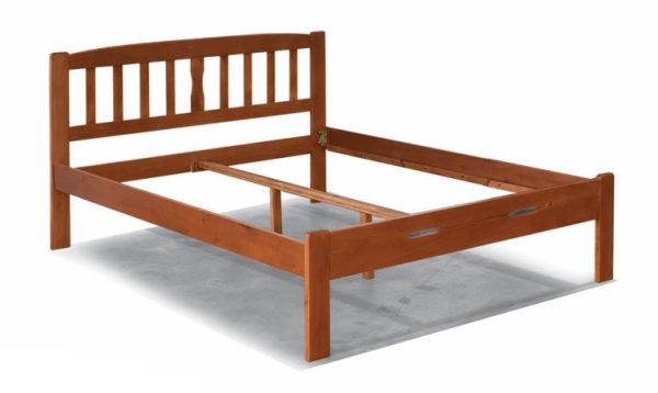 Wooden Bed WB1089 (Available in 3 Colors)