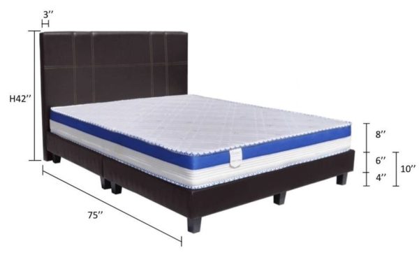 Faux Leather Bed LB1160